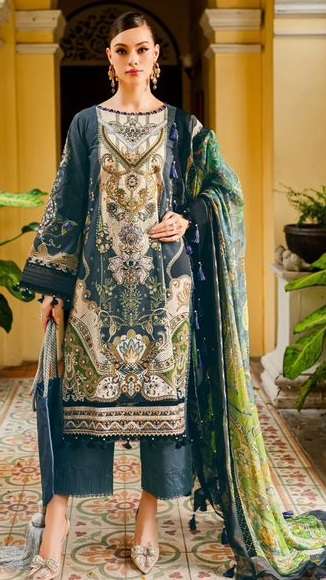ESRA KARACHI SUITS VOL 07 OPEN PIC BY NAFISHA COTTON